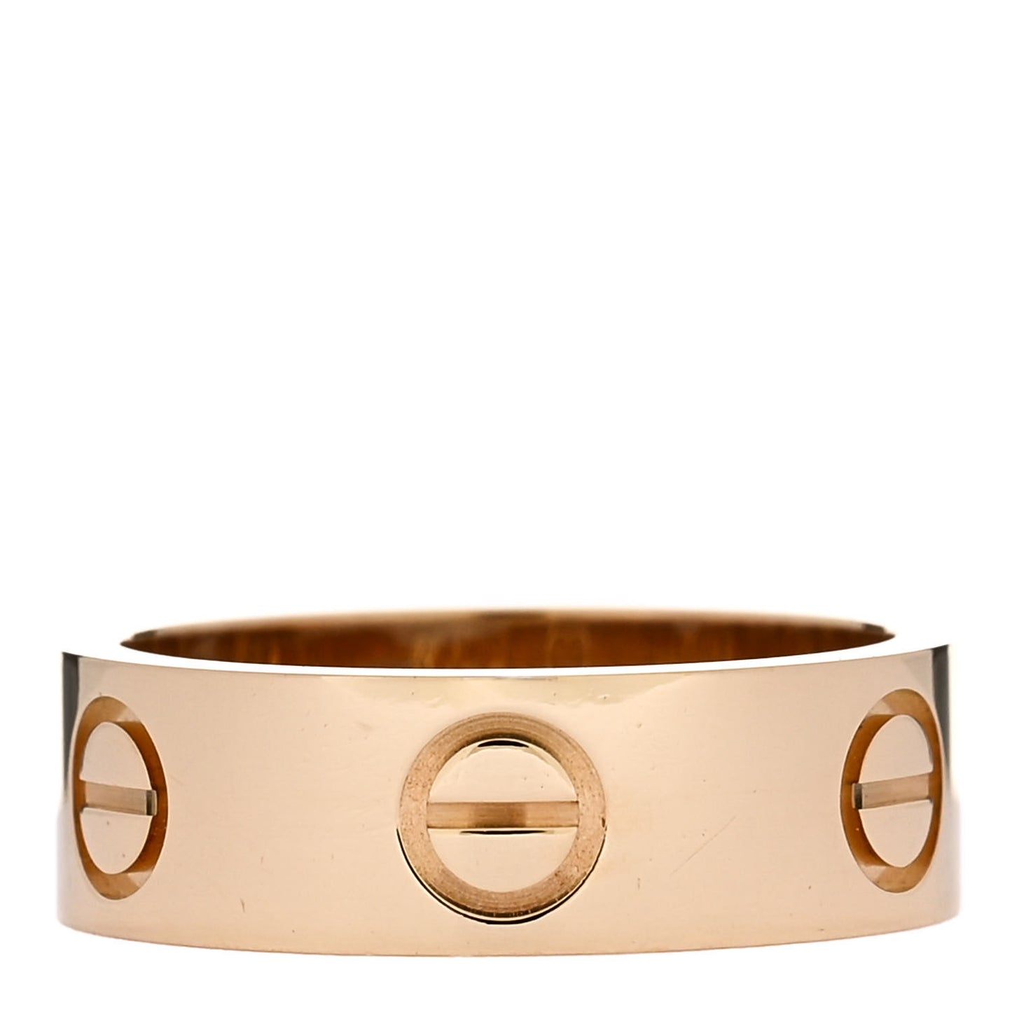 18K Yellow Gold 5.5mm LOVE Ring 48 4.5