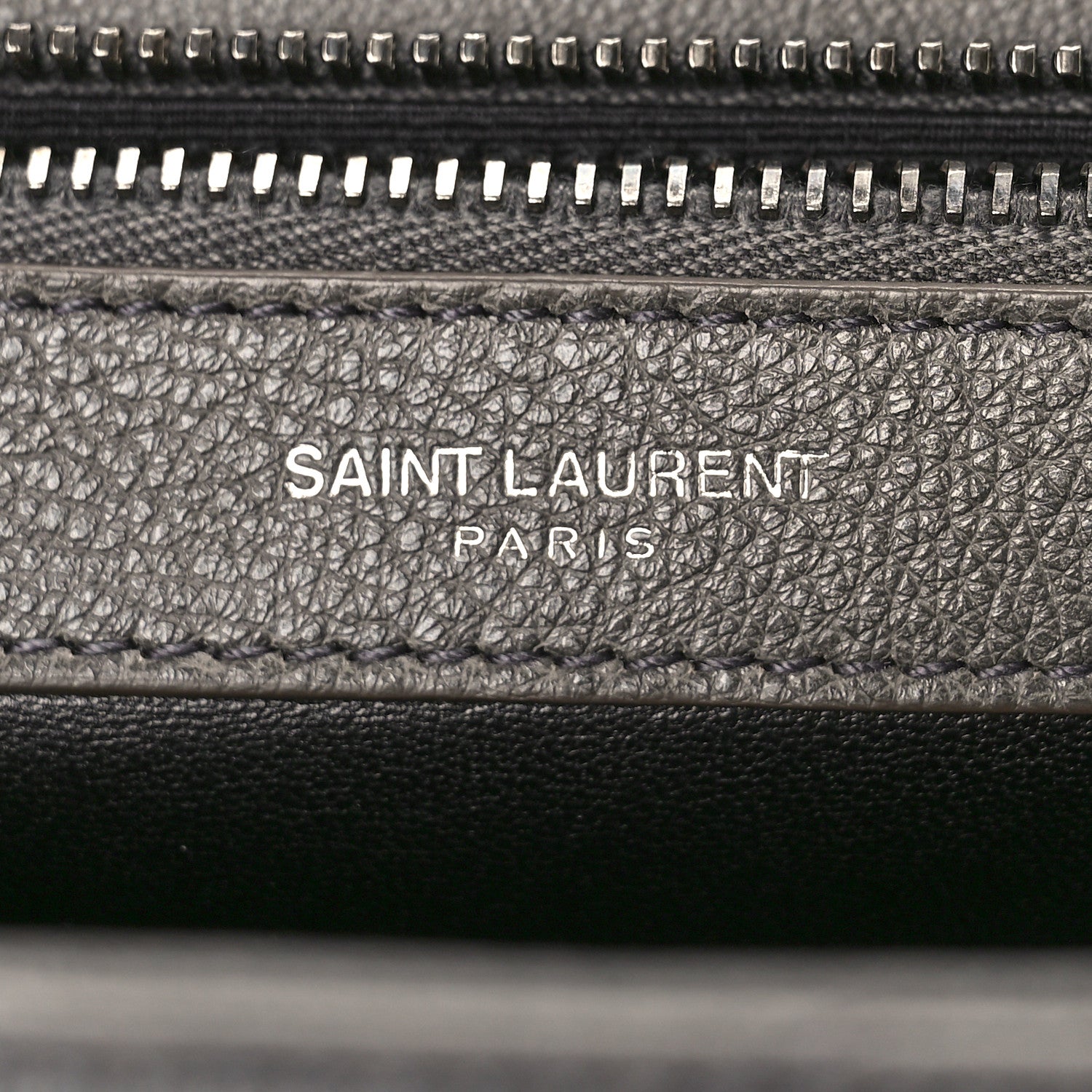 Saint Laurent Sheepskin Matelasse Large Monogram College Satchel Dark Anthracite 6 of 9