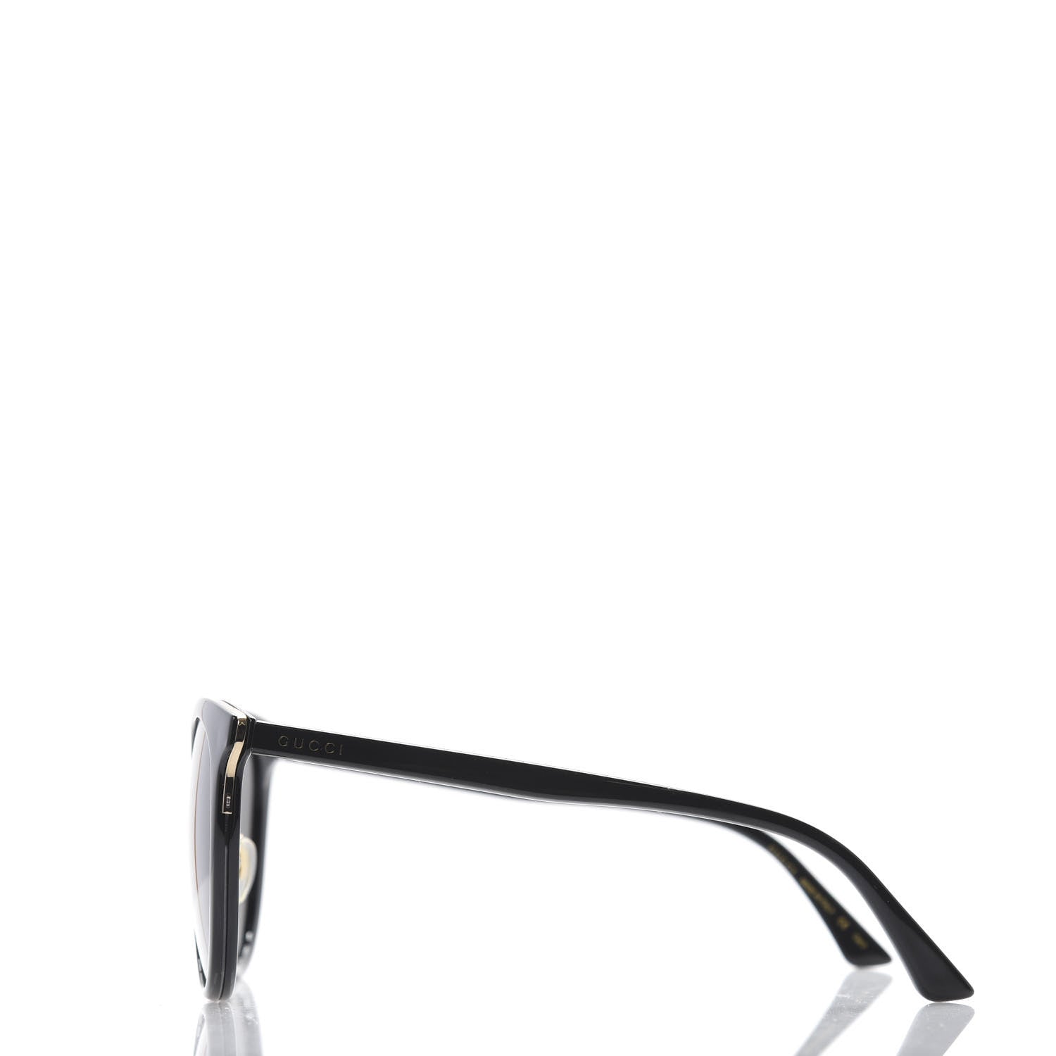 Gucci Acetate Round Eye Sunglasses GG0405SK Black 3 of 7