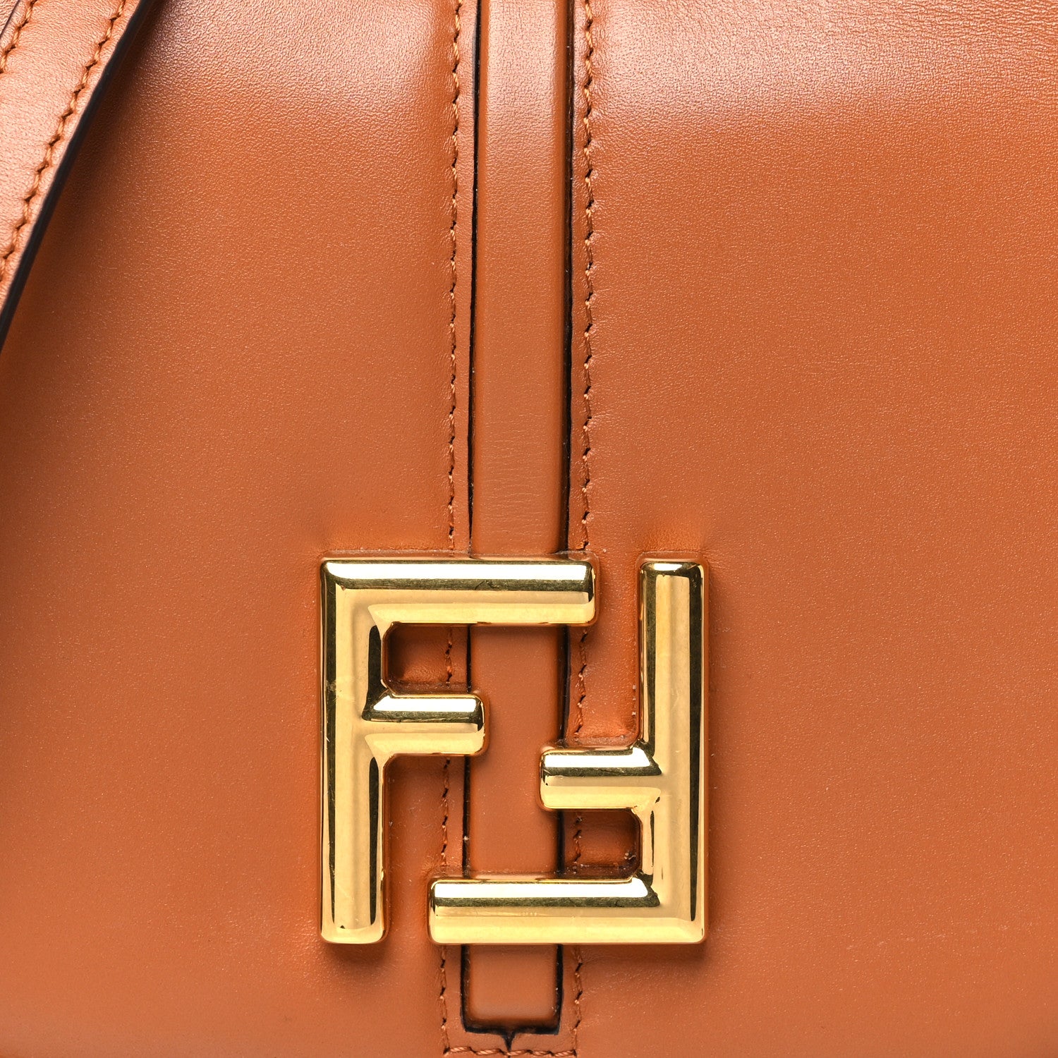 Fendi Vitello Brenta Cher Small Fendi C'mon Brandy 8 of 10
