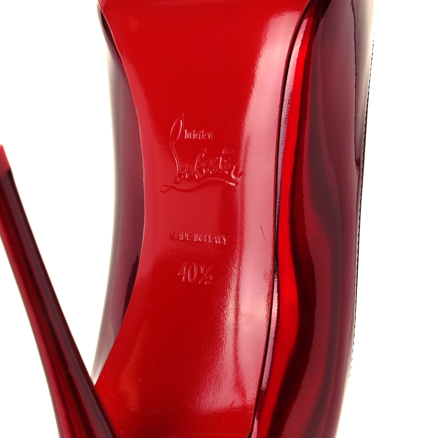 Christian Louboutin Metallic Patent Psychic So Kate 100 Pumps 40.5 Loubi 7 of 10