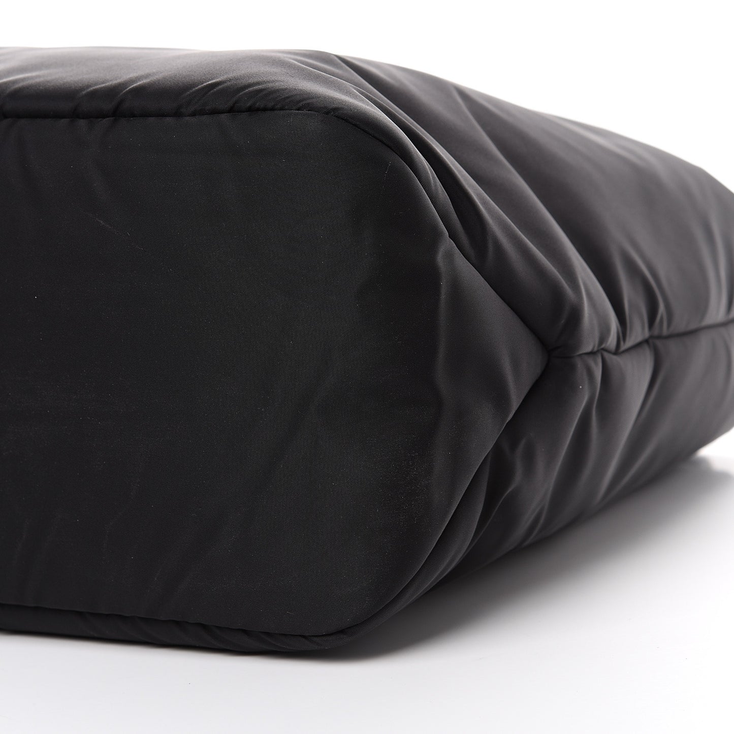 Tessuto Nylon Soft Calfskin Tote Black