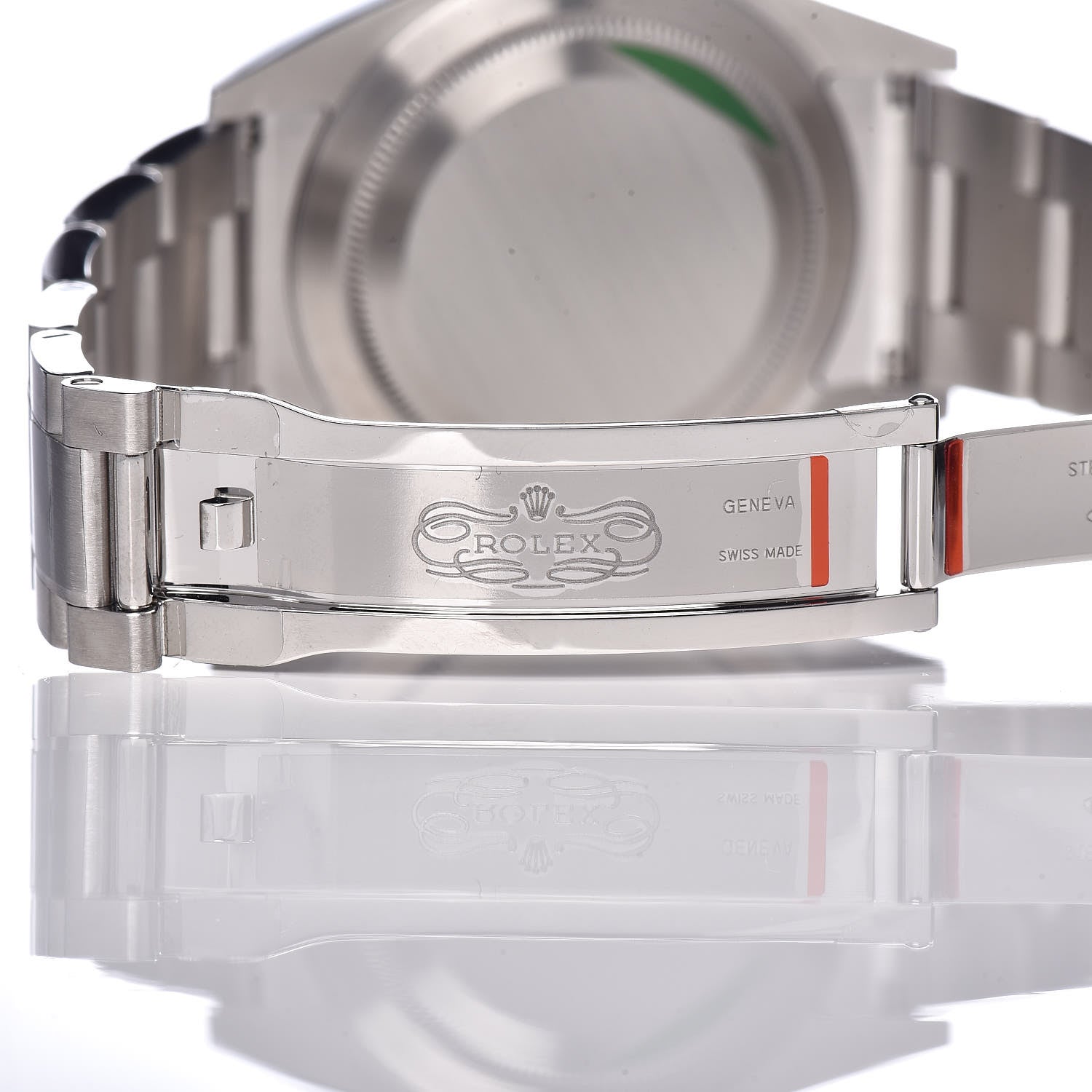 Rolex Stainless Steel 39mm Oyster Perpetual Watch Red Grape 114300 6 of 8