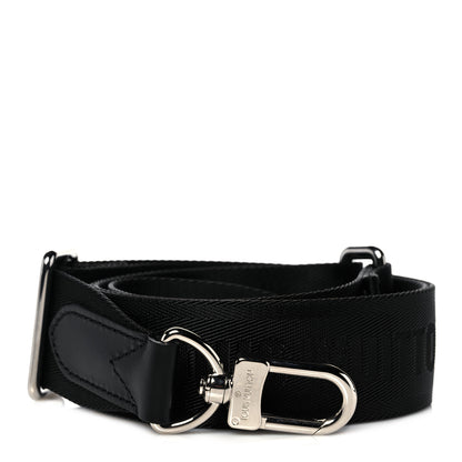 Louis Vuitton Canvas Adjustable Shoulder Strap Black 1 of 3