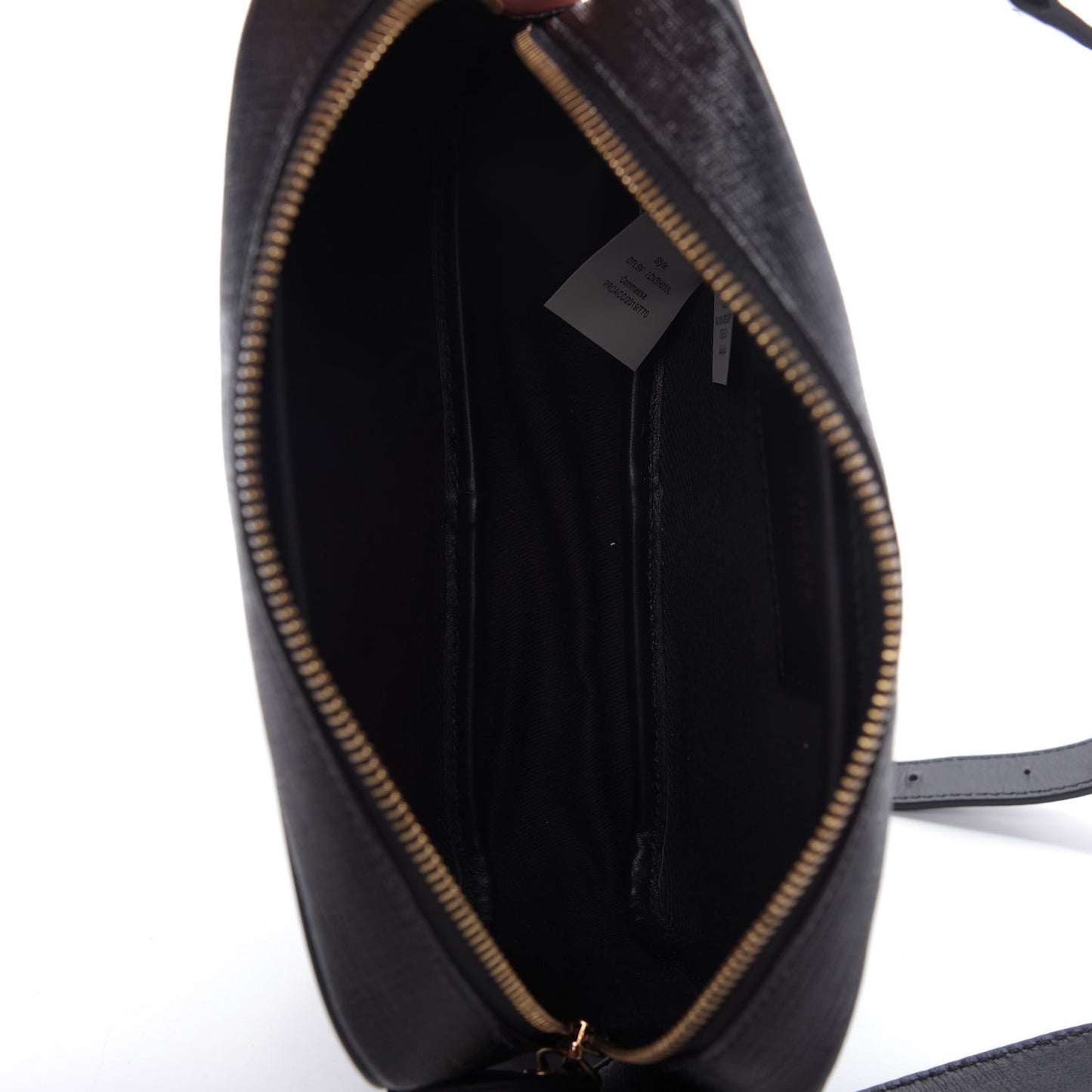 Grained Calfskin 90's Logo Belt Bag Black