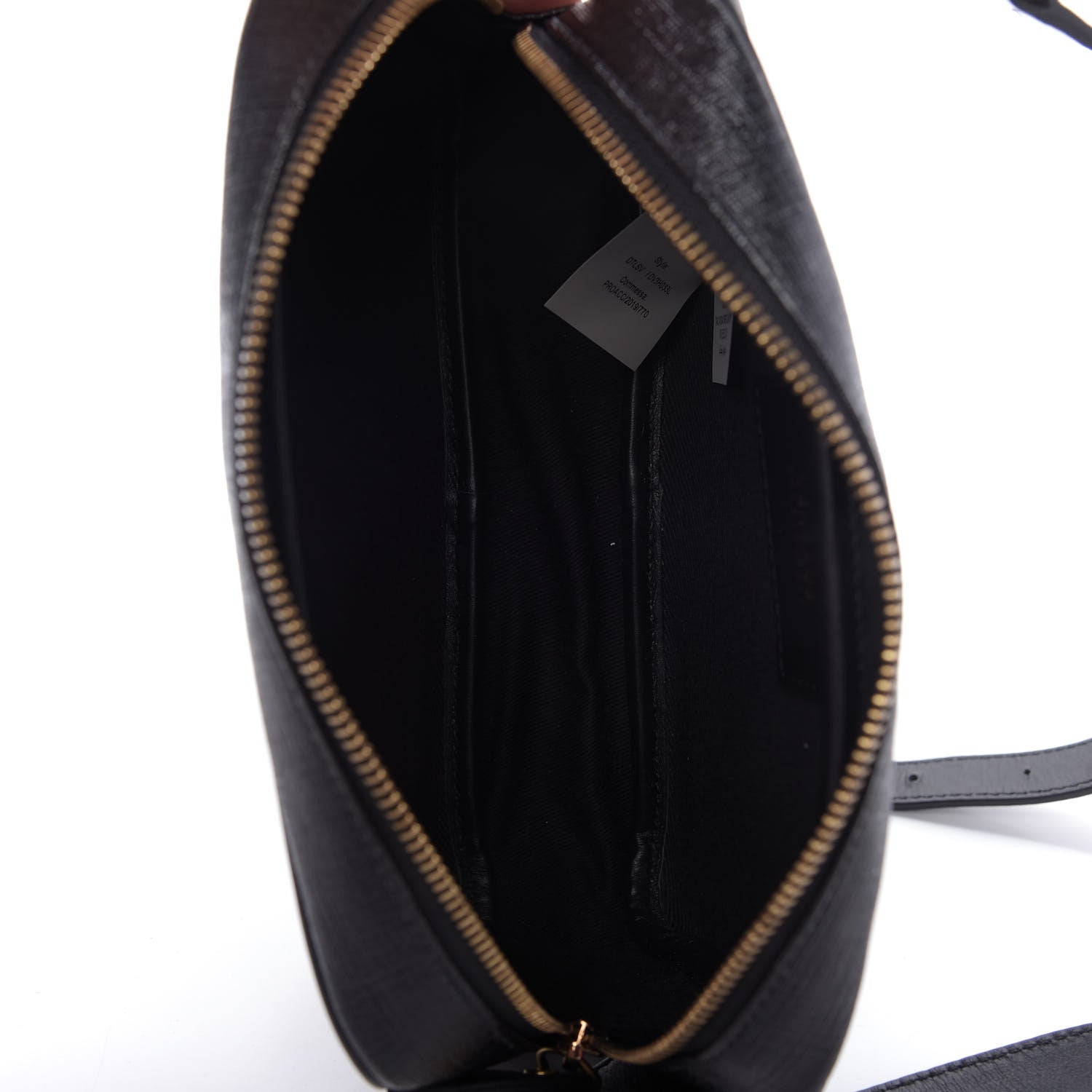 Versace Grained Calfskin 90's Logo Belt Bag Black 5 of 9