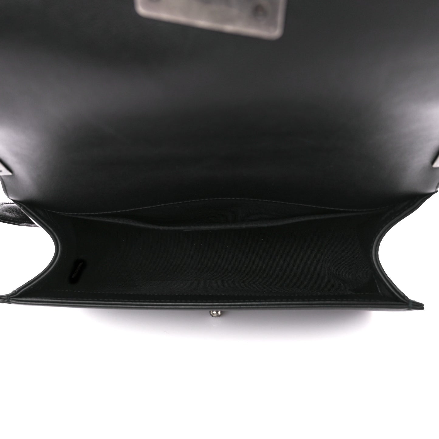 Calfskin Quilted Medium Boy Flap Black