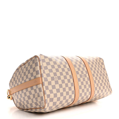 Louis Vuitton Damier Azur Keepall Bandouliere 45 3 of 11