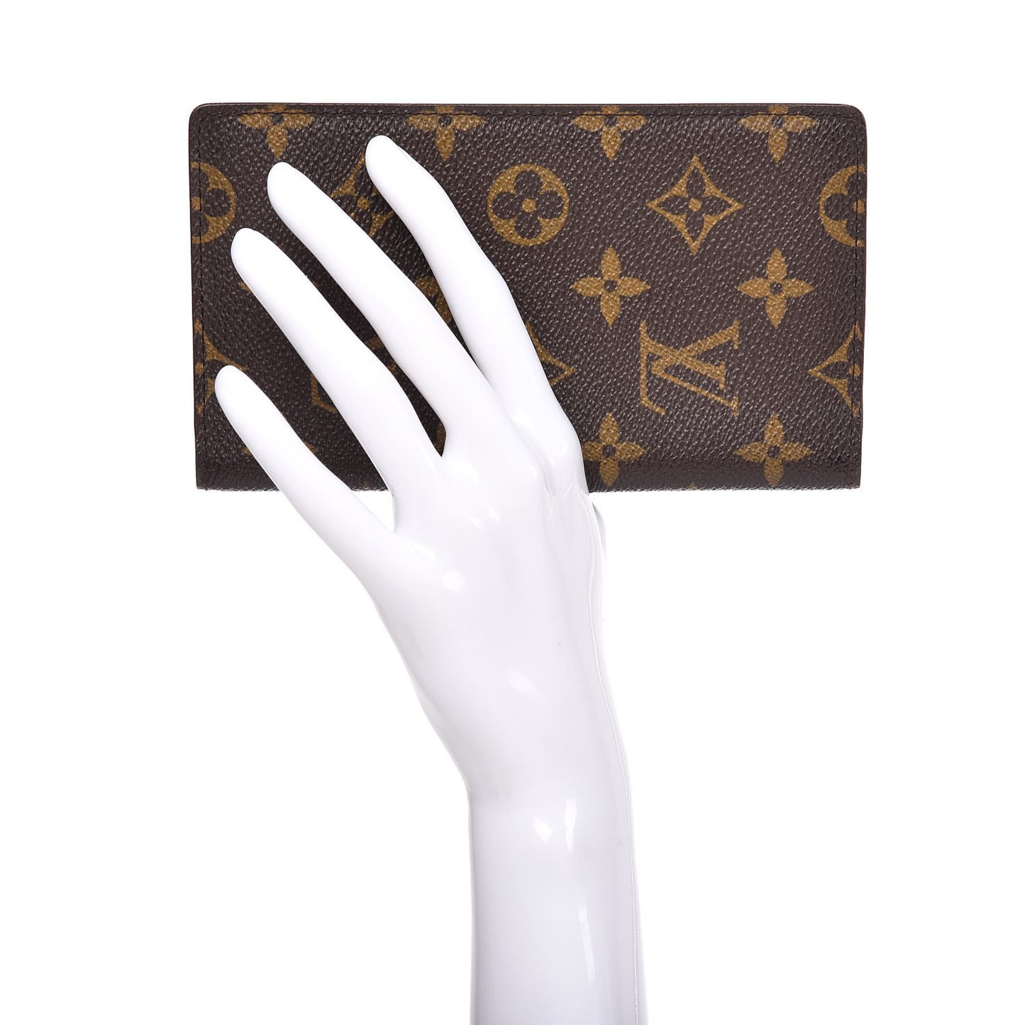 Monogram Checkbook Holder Case Wallet