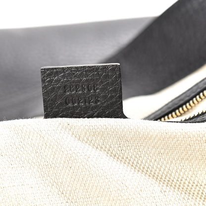 Gucci Pebbled Calfskin Large Soho Shoulder Bag Black 7 of 10