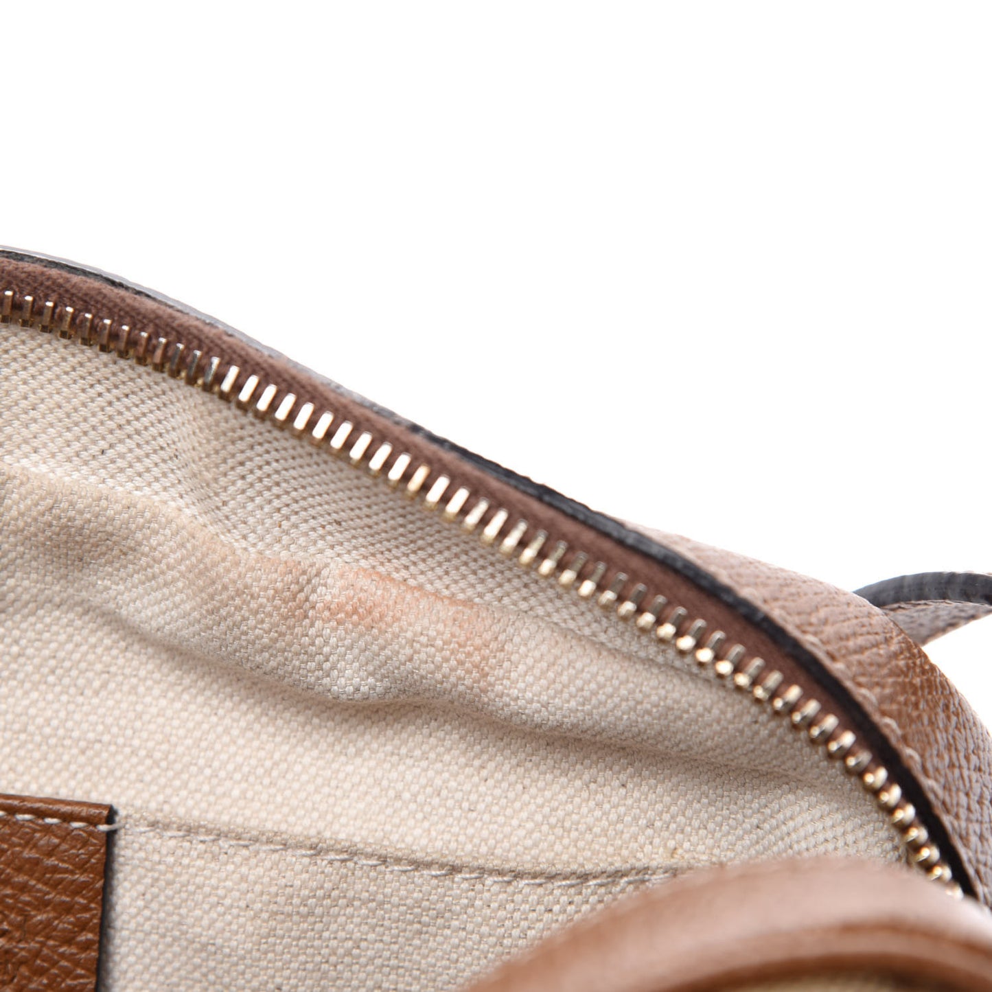 Monogram Mini Bree Messenger Bag Beige Tabacco