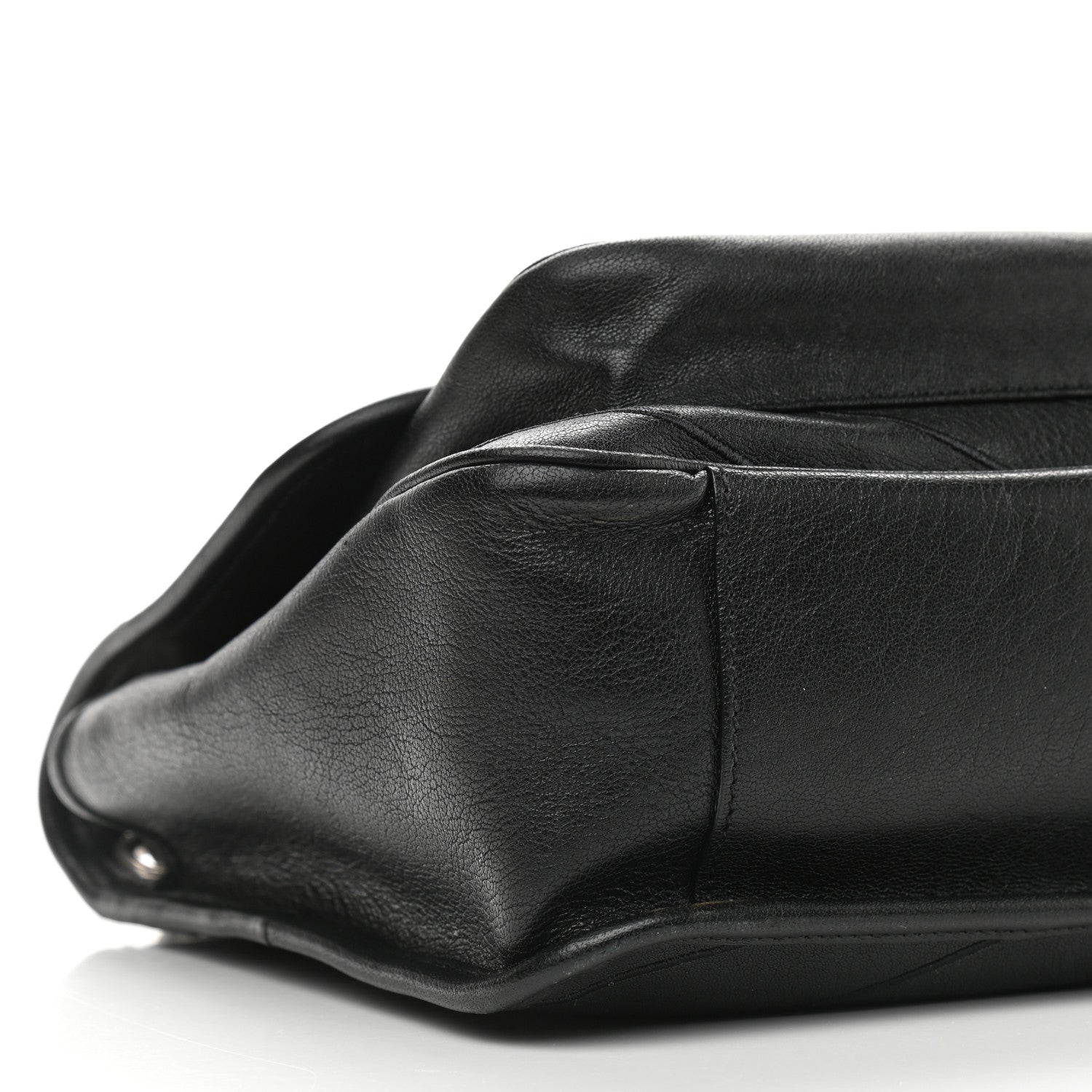 Saint Laurent Calfskin Matelasse Monogram Microstud Medium Niki Chain Satchel Black 8 of 11