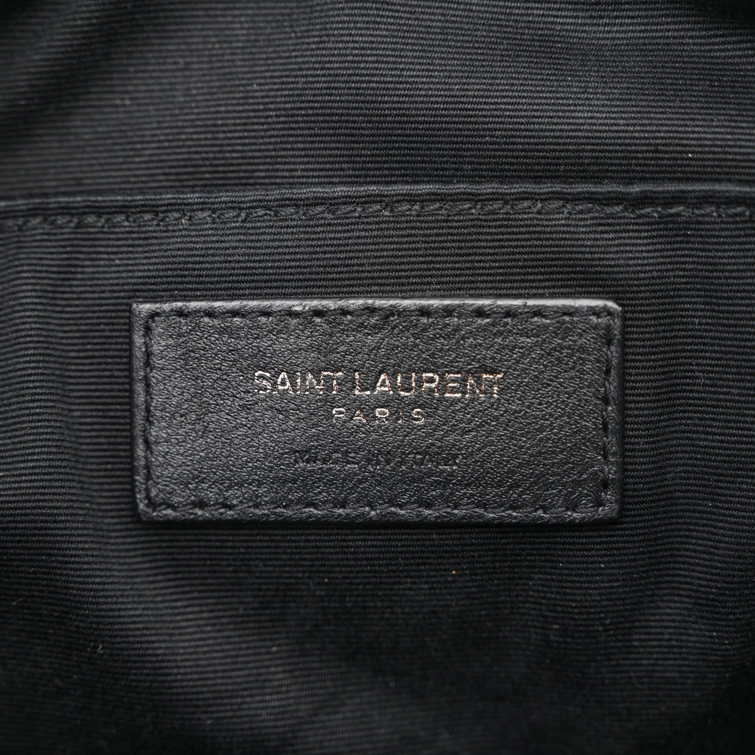Saint Laurent Calfskin Matelasse Monogram Lou Camera Bag Black 6 of 10