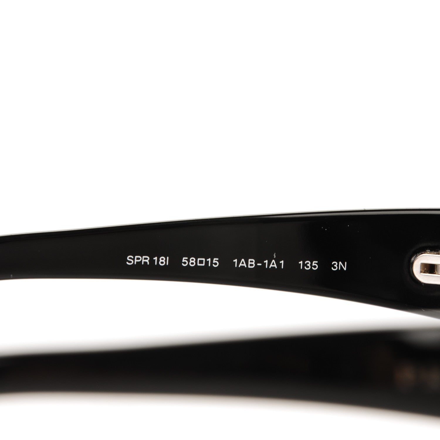 Prada Butterfly Frame Sunglasses SPR 18I Black 4 of 5