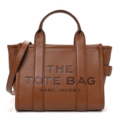 Marc Jacobs Grained Calfskin Small The Tote Bag Argan Oil 1 of 11