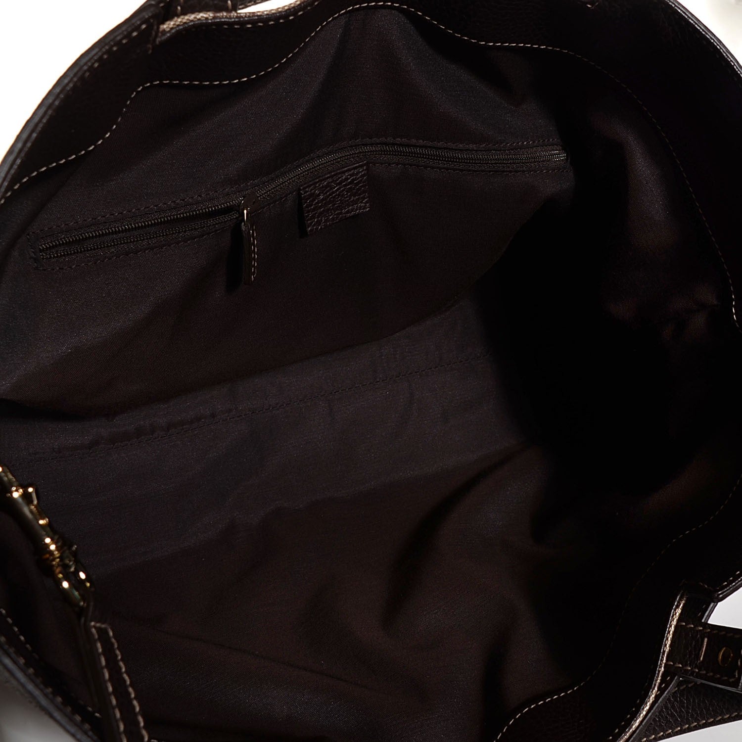 Gucci Crystal Monogram Tote Brown 5 of 7