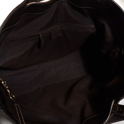 Gucci Crystal Monogram Tote Brown 5 of 7