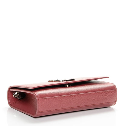 Saint Laurent Grain De Poudre Small Classic Monogram Kate Satchel Mystic Rose 4 of 6