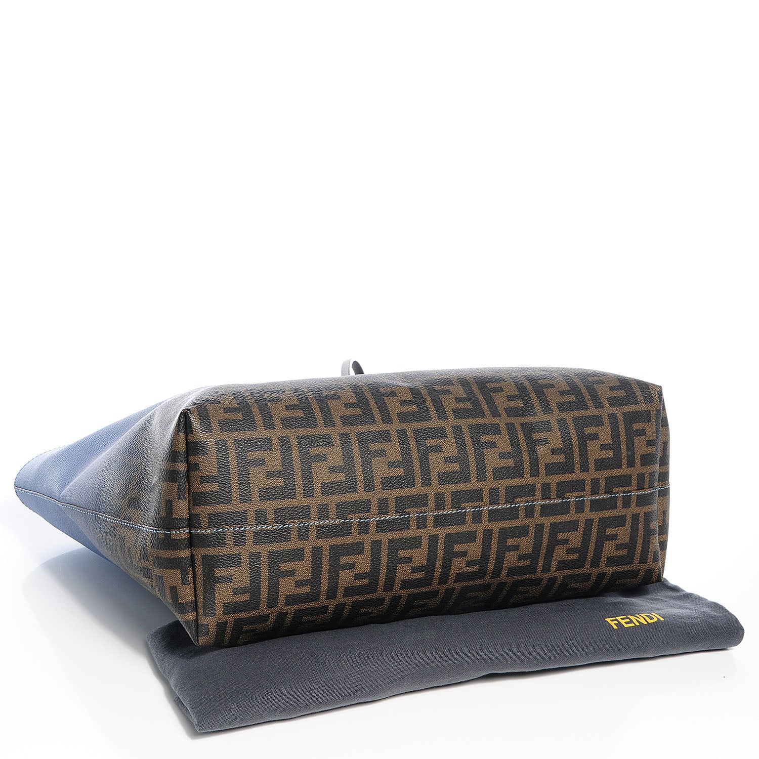 Fendi Zucca Spalmati Ombre Large Roll Tote Tobacco Nebula 4 of 13