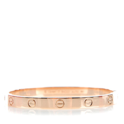 Cartier 18K Pink Gold LOVE Bracelet 17 1 of 6