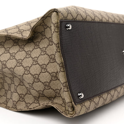 Gucci GG Plus Monogram tote dark brown
Piston Lock Tote Dark Brown 10 of 14