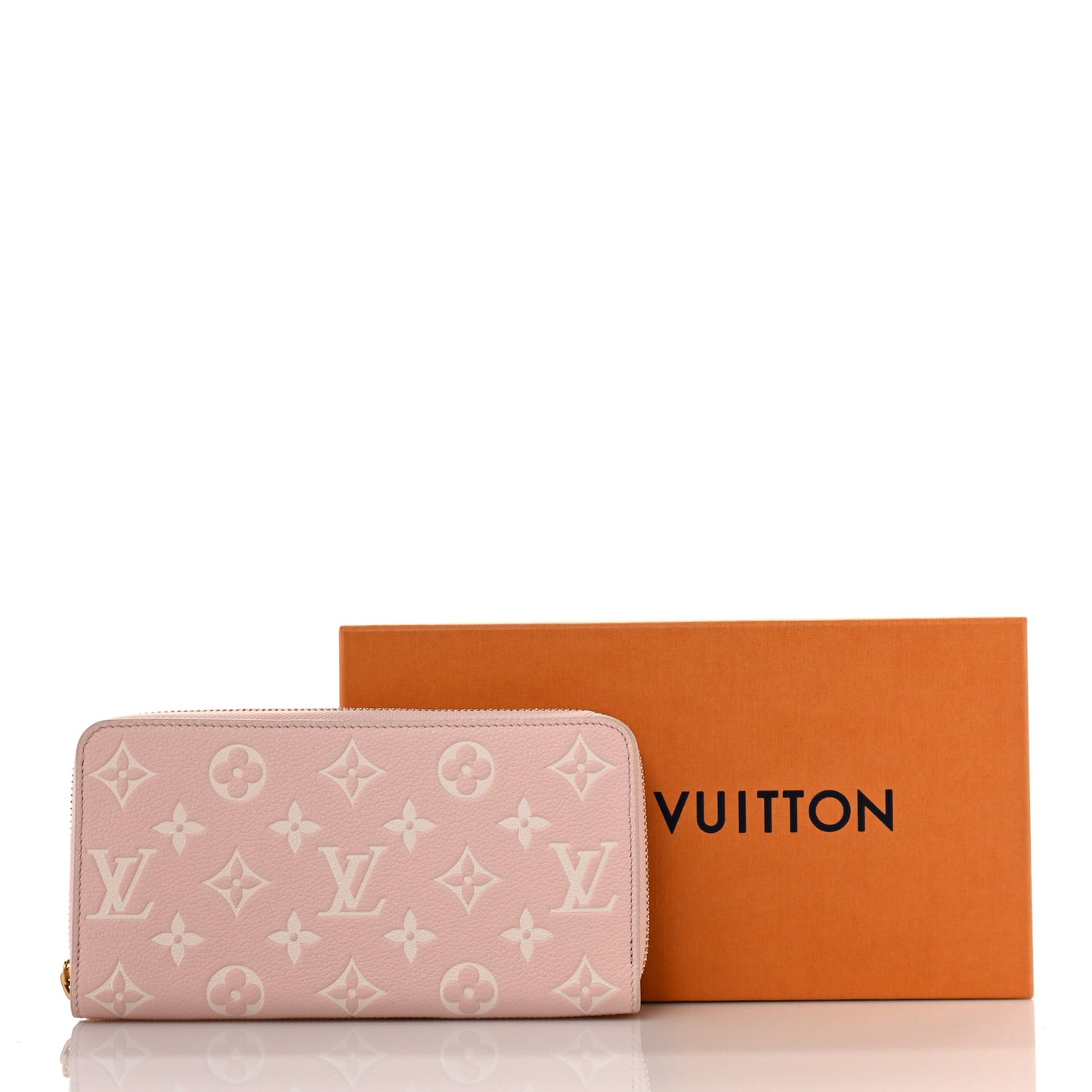 Empreinte Monogram Spring in the City Zippy Wallet Pink Beige Yellow