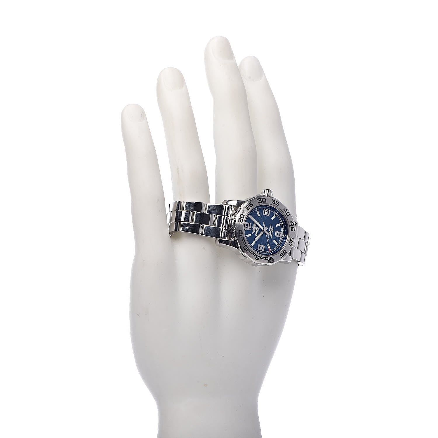 Breitling Stainless Steel 33mm Colt Ocean Chronometer Quartz Watch Blue A77387 2 of 10