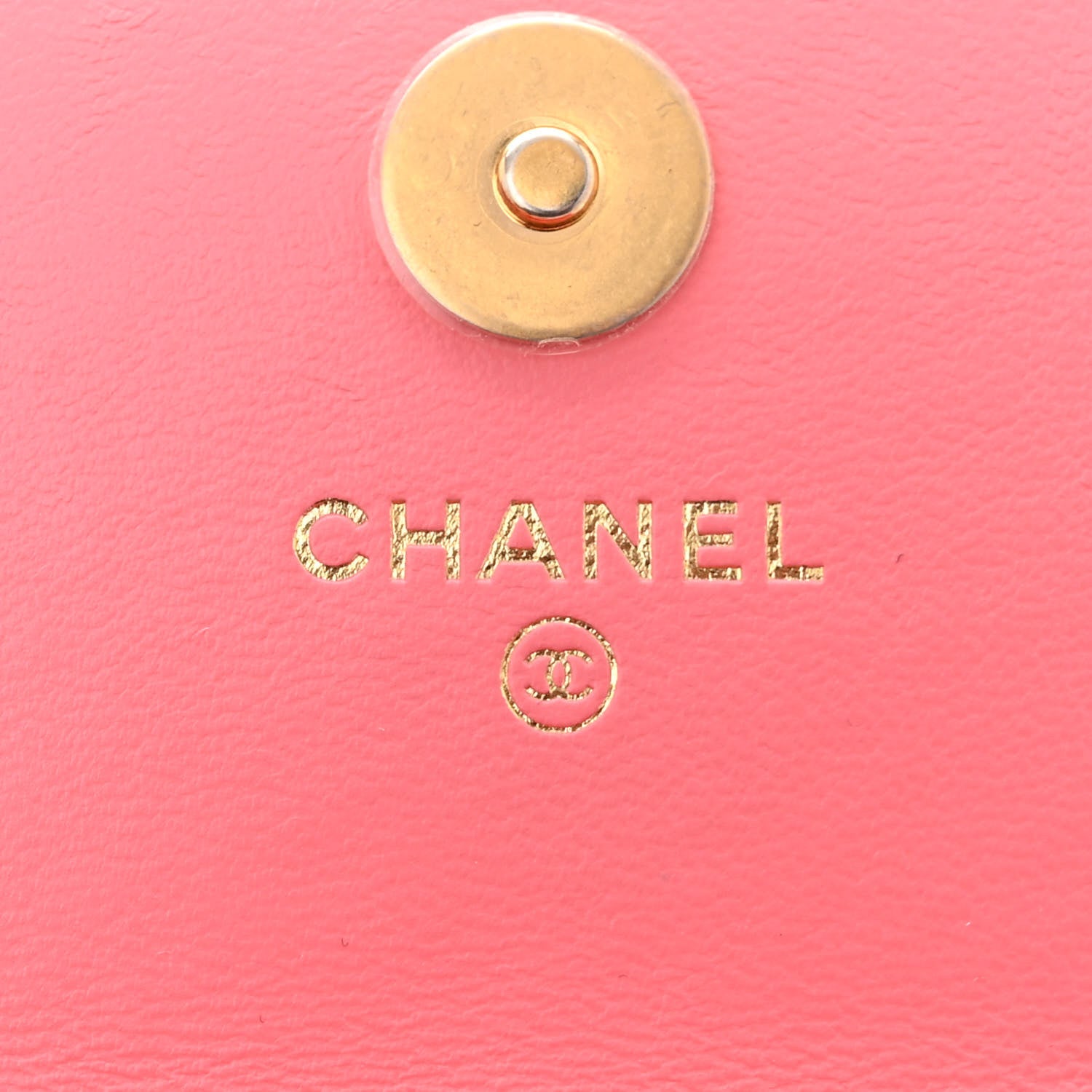 Chanel Lambskin Enamel Quilted Pending Clutch With Chain Pink 6 of 12