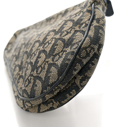 Christian Dior Monogram Mini Saddle Pochette Navy 13 of 14