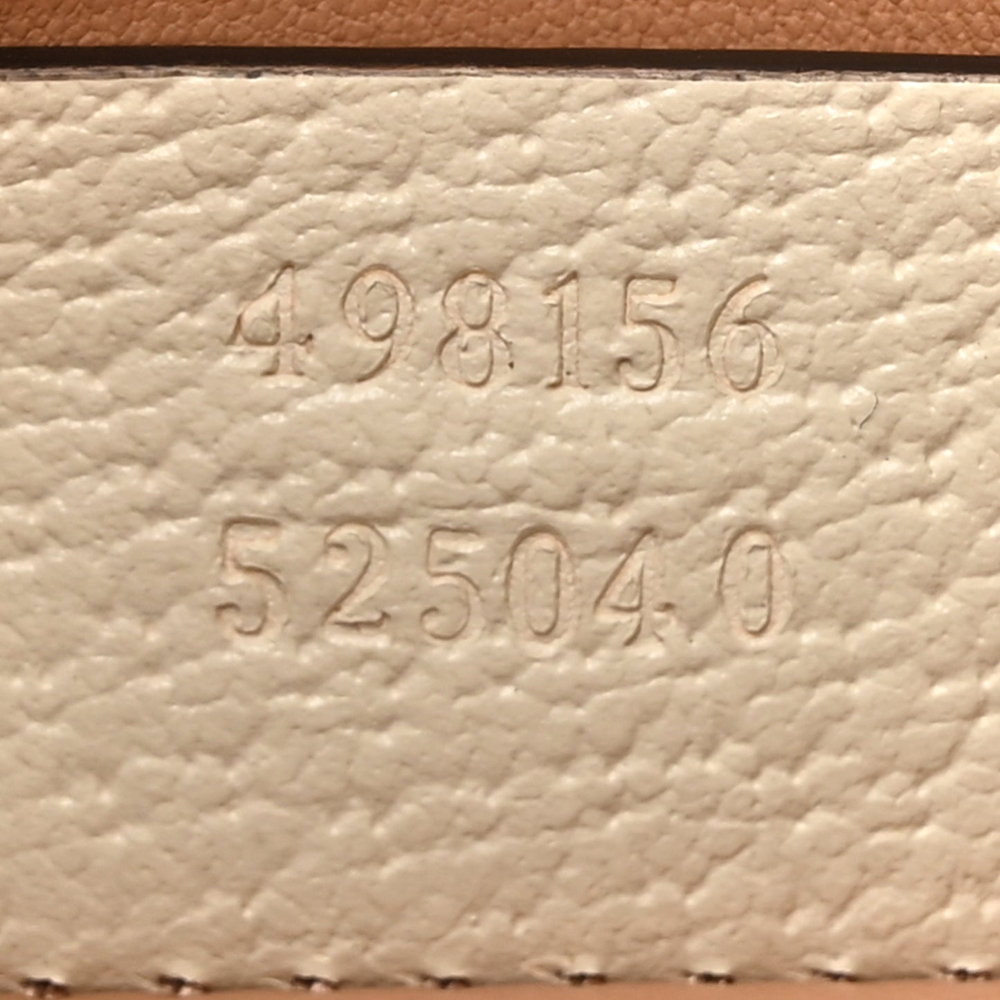 GG Supreme Monogram Berry Textured Dollar Calfskin Small Padlock Tote Beige Ebony Light Copper Mystic White