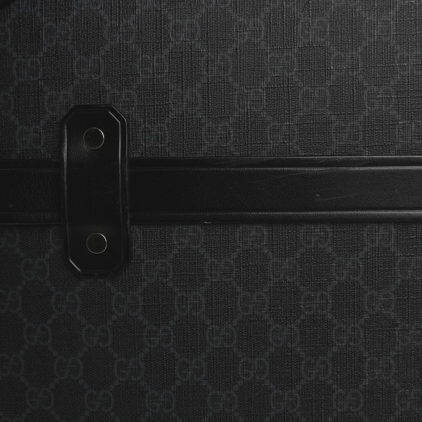 GG Supreme Monogram Globe-Trotter Carry-On Black