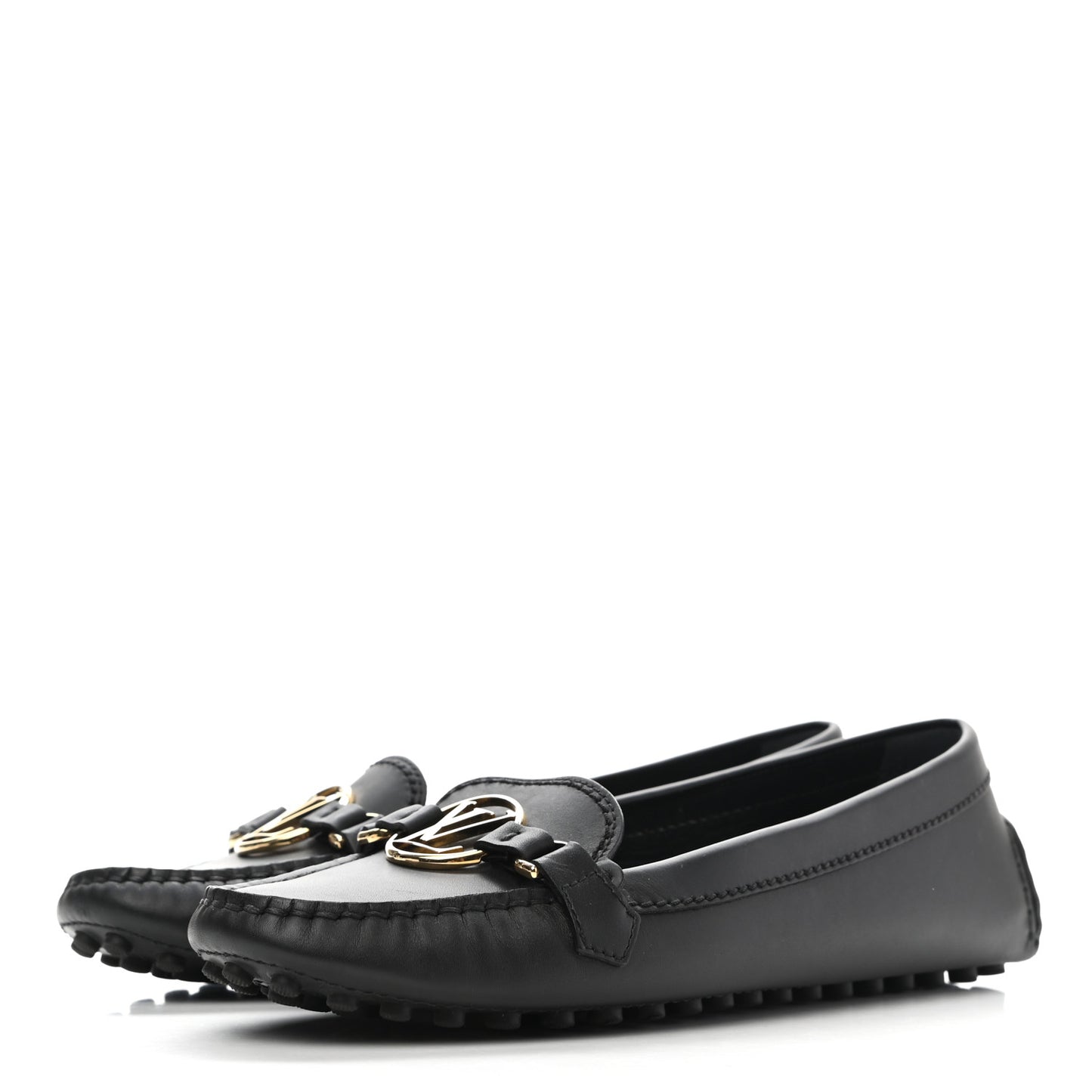 Calfskin Dauphine Loafers 37.5 Black