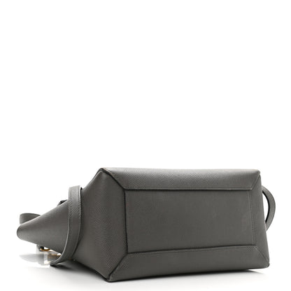 Celine Grained Calfskin Micro Belt Bag Grey 4 of 19