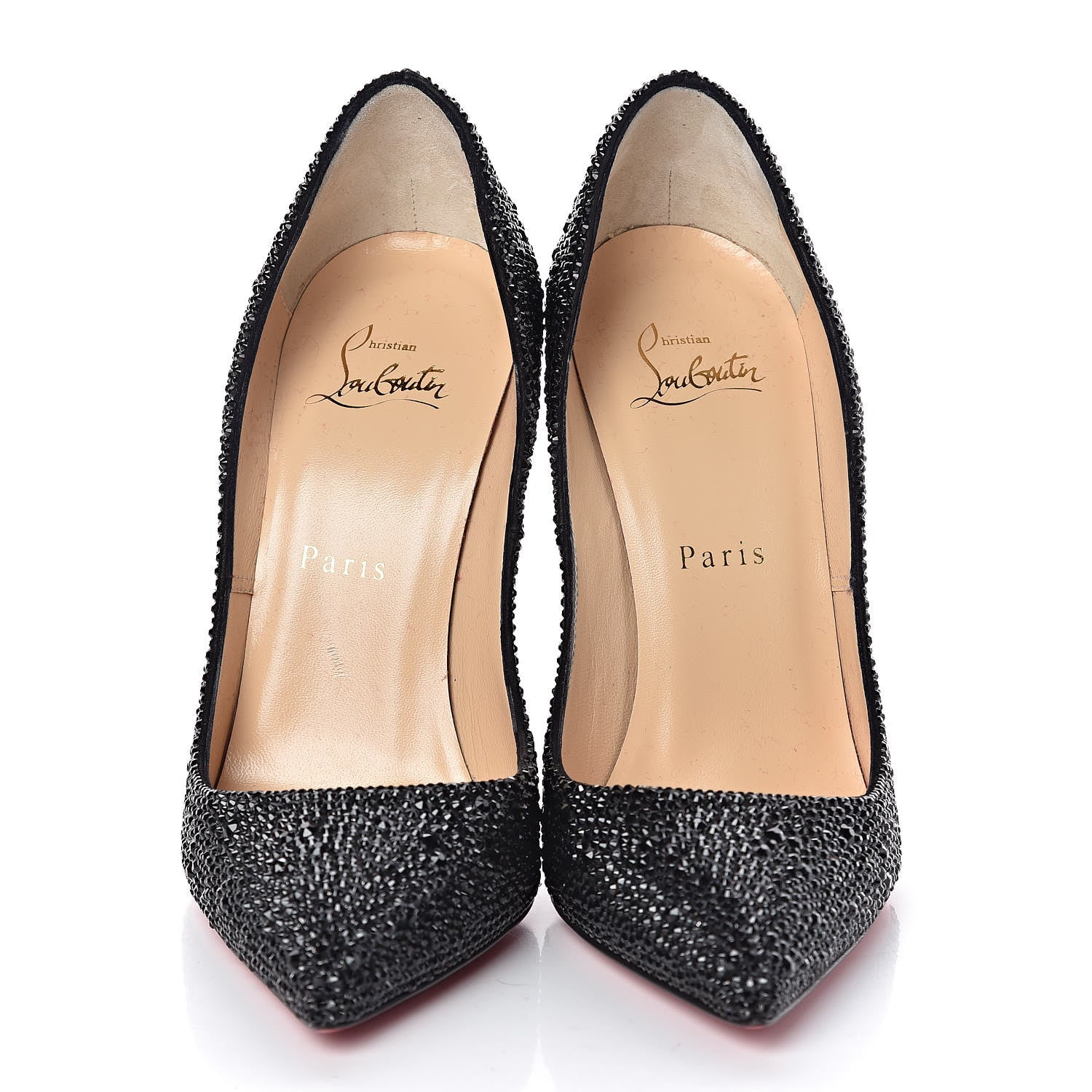 Christian Louboutin Nappa Strass So Kate 120 Pumps 37.5 Black 2 of 7