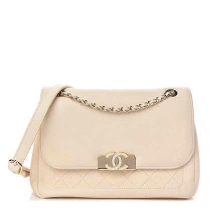 Chanel Caviar Quilted Small Flap Ivory 1 of 10