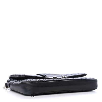 Christian Dior Lambskin Cannage Miss Dior Promenade Pouch Black 3 of 5