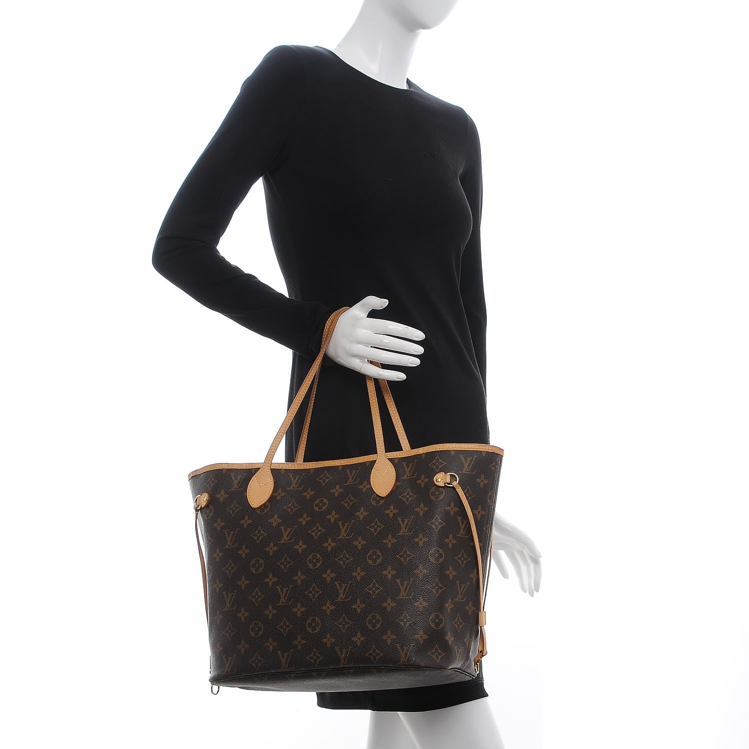 Louis Vuitton Monogram Neverfull MM 2 of 16