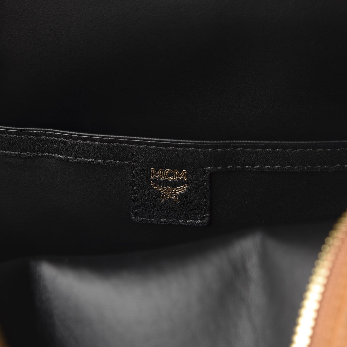 Visetos Medium Side Studs Stark Backpack Cognac