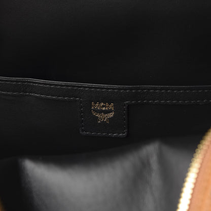 MCM Visetos Medium Side Studs Stark Backpack Cognac 7 of 10
