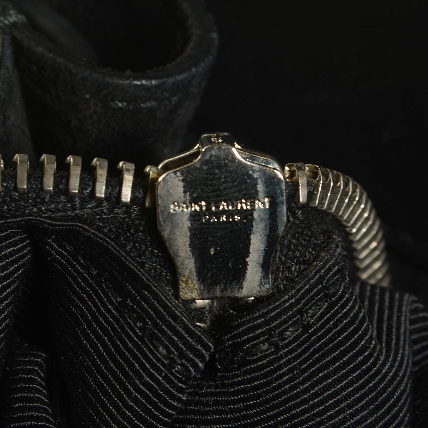 Saint Laurent Calfskin Studded Sac De Jour Small Black 9 of 9