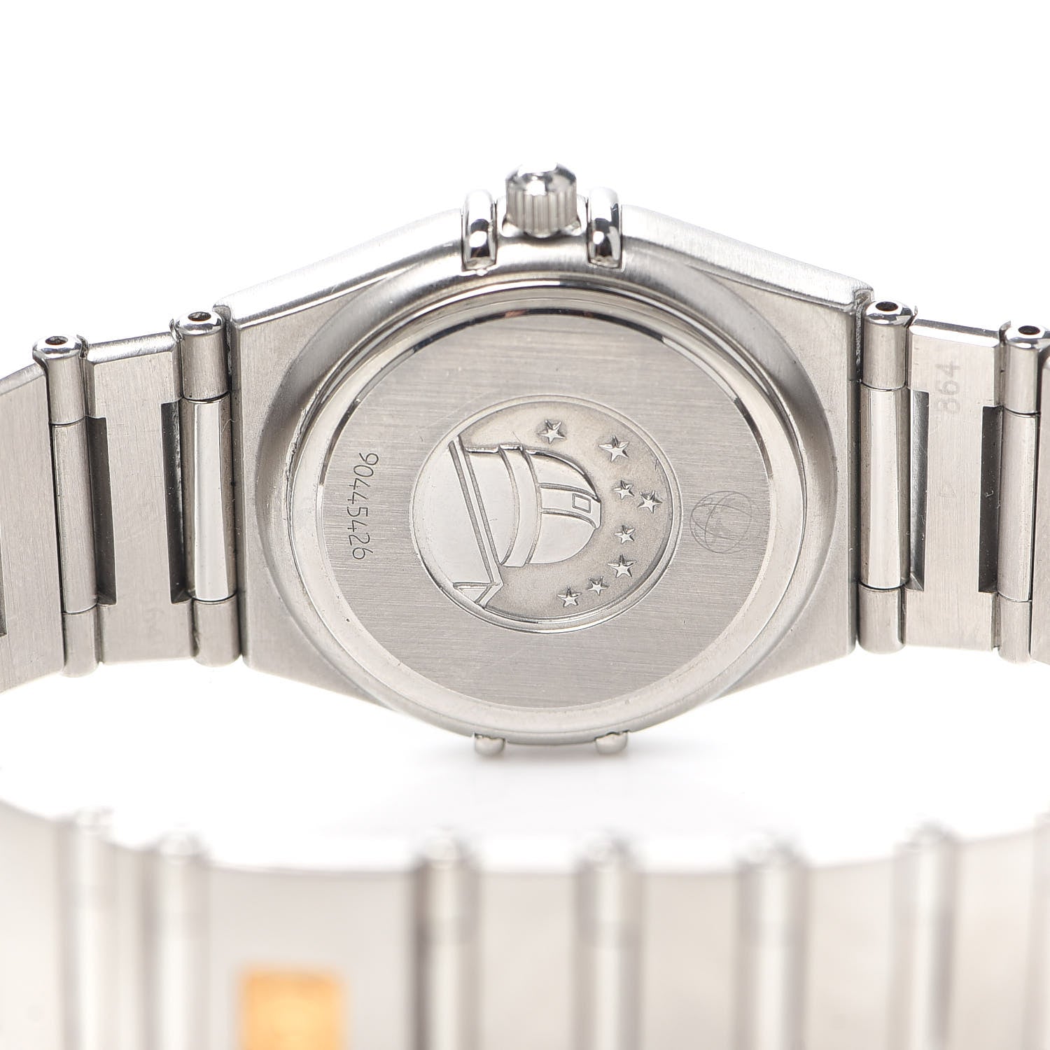 Omega Stainless Steel Diamond Bezel Mother of Pearl 23mm Constellation Quartz Watch Pink 1466.63 4 of 7