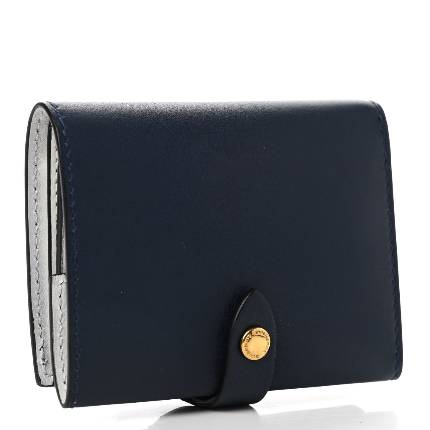 Calfskin Harlow Bifold Wallet Indigo
