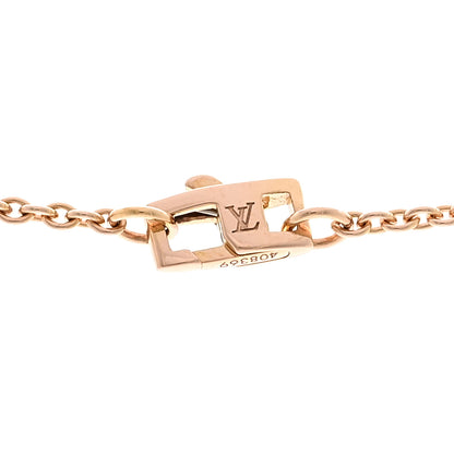 Louis Vuitton 18K Pink Gold Grey Mother Of Pearl Blossom Sun Pendant Necklace 5 of 5