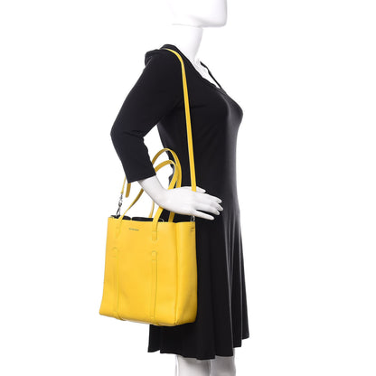 Balenciaga Calfskin XS Everyday Tote Yellow Black 2 of 14