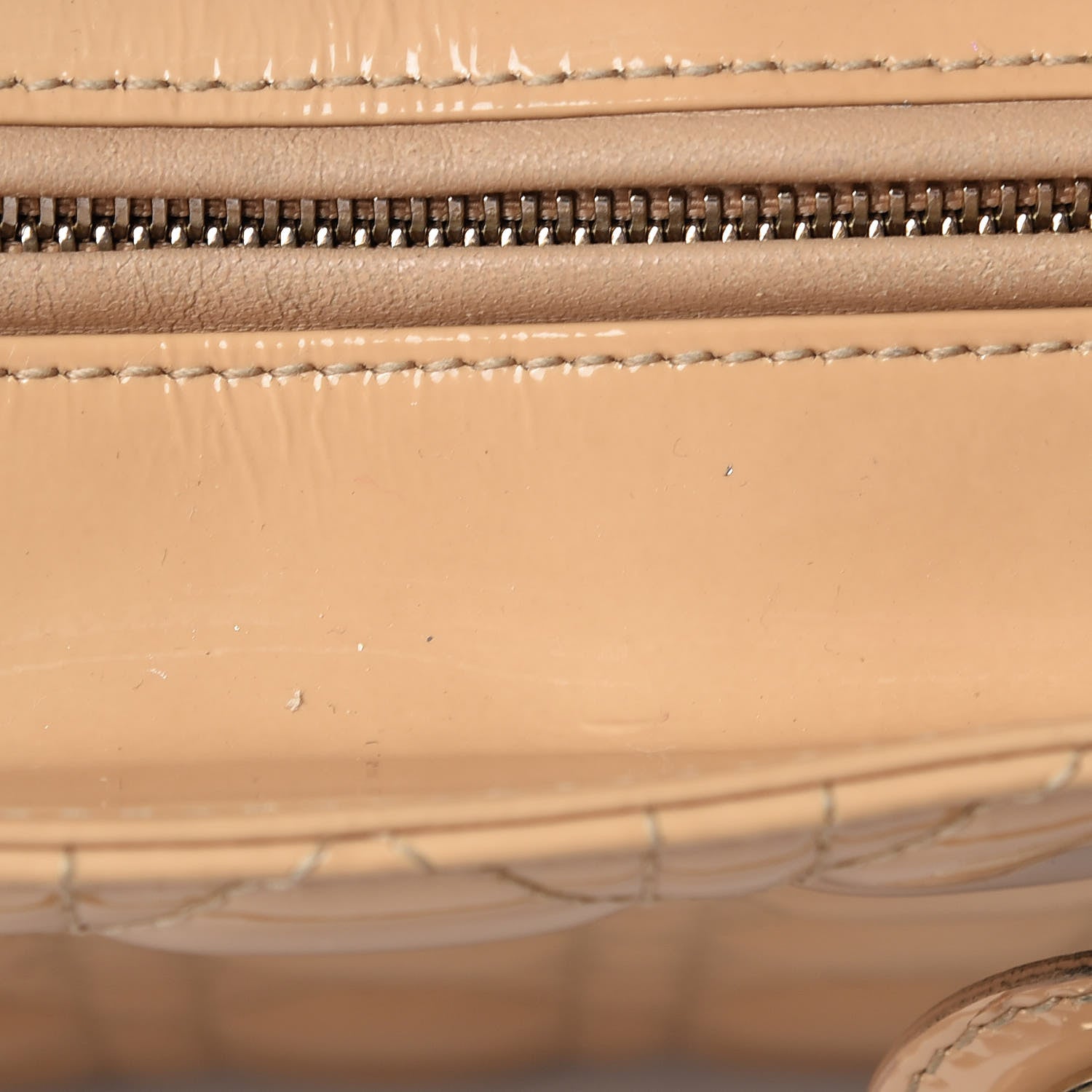 Christian Dior Patent Cannage Large Lady Dior Dark Beige 17 of 18
