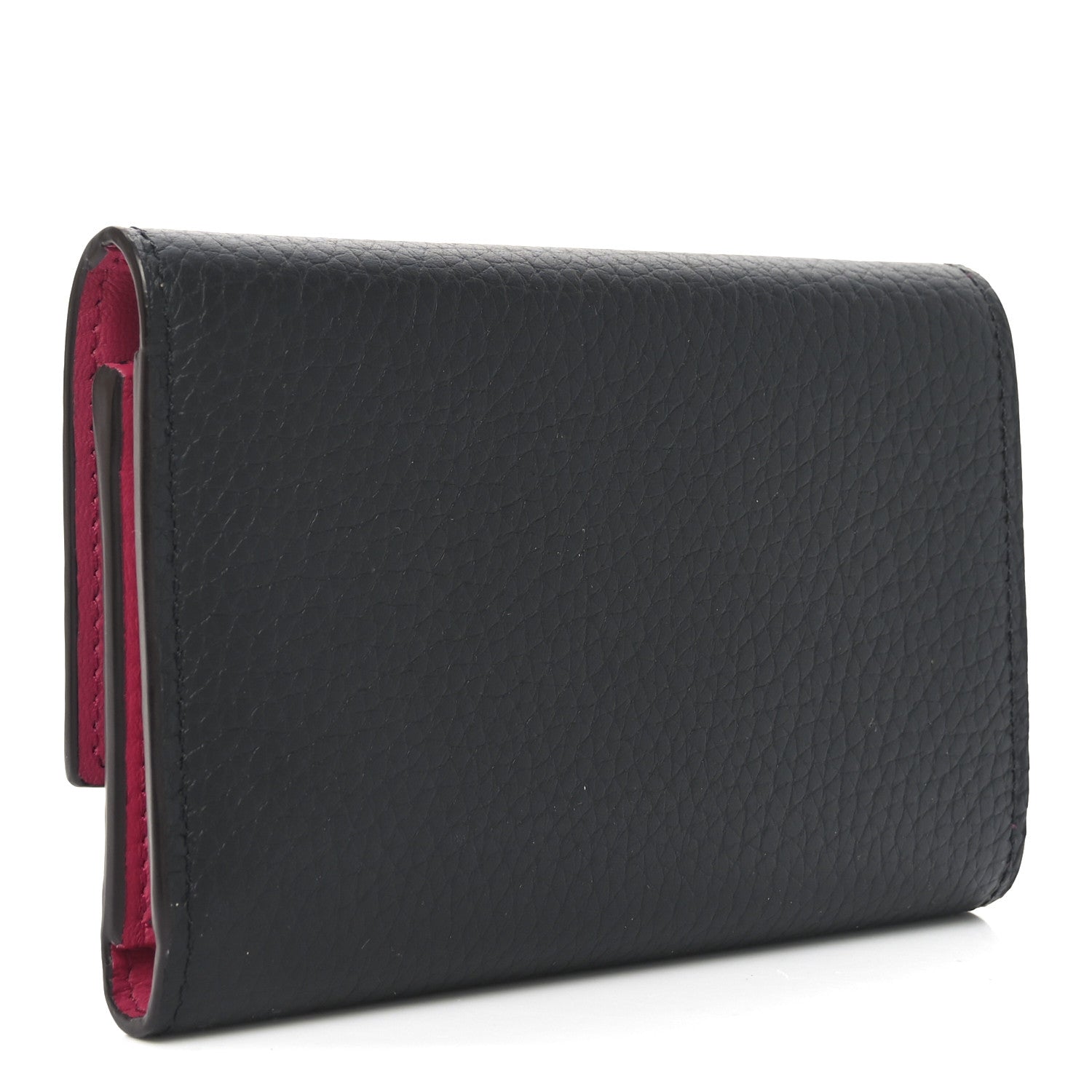 Louis Vuitton Taurillon Capucines Compact Wallet Black 3 of 7