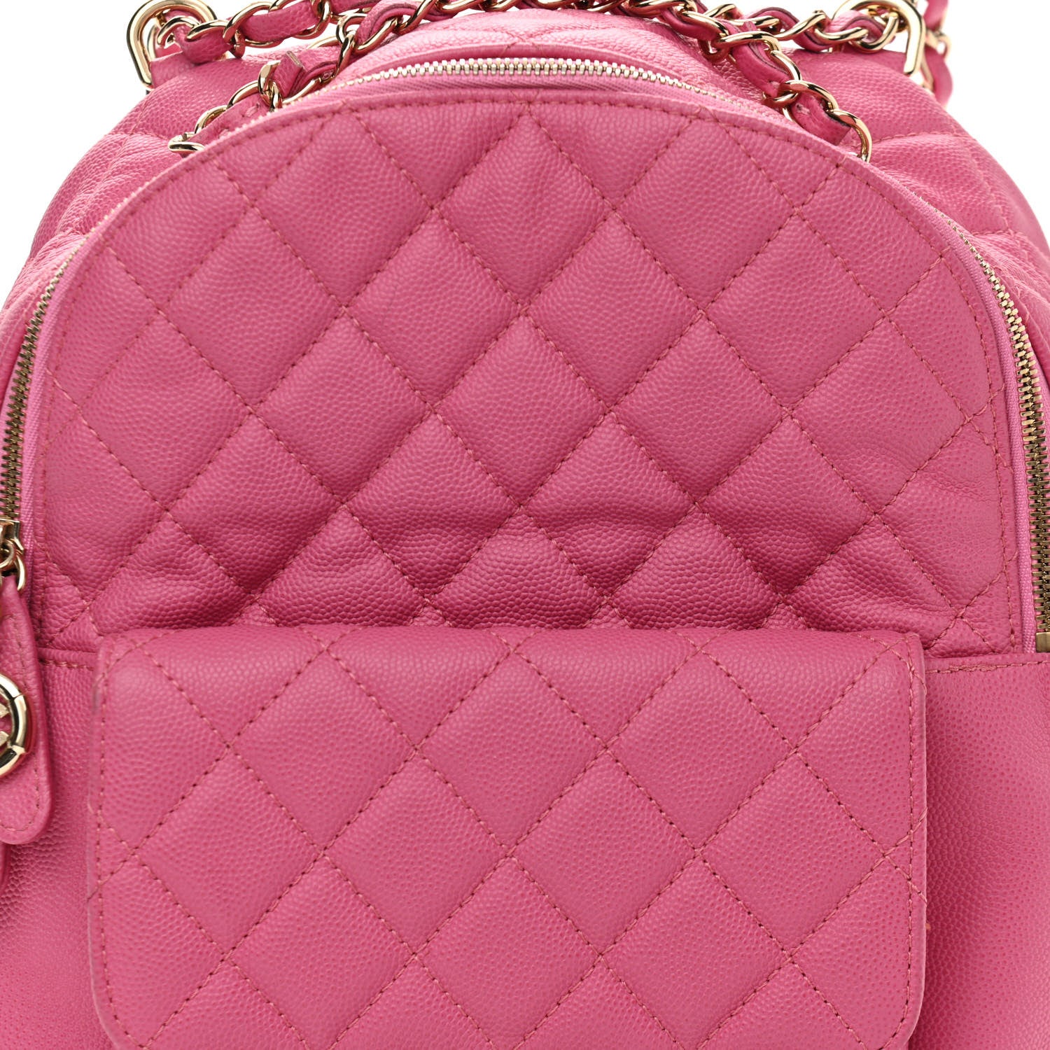 Chanel Caviar Quilted Large CC Day Backpack Pink 8 of 14