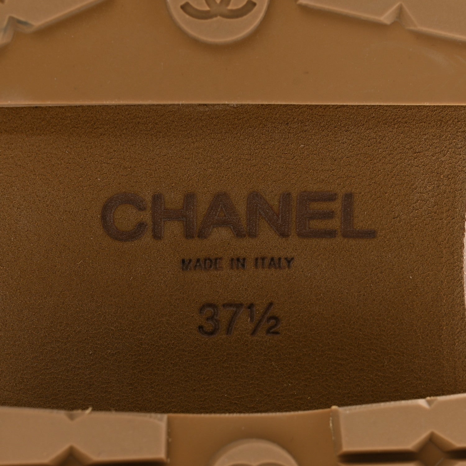 Chanel Suede Lambskin Cap Toe Ankle Boots 37.5 Light Brown 7 of 12