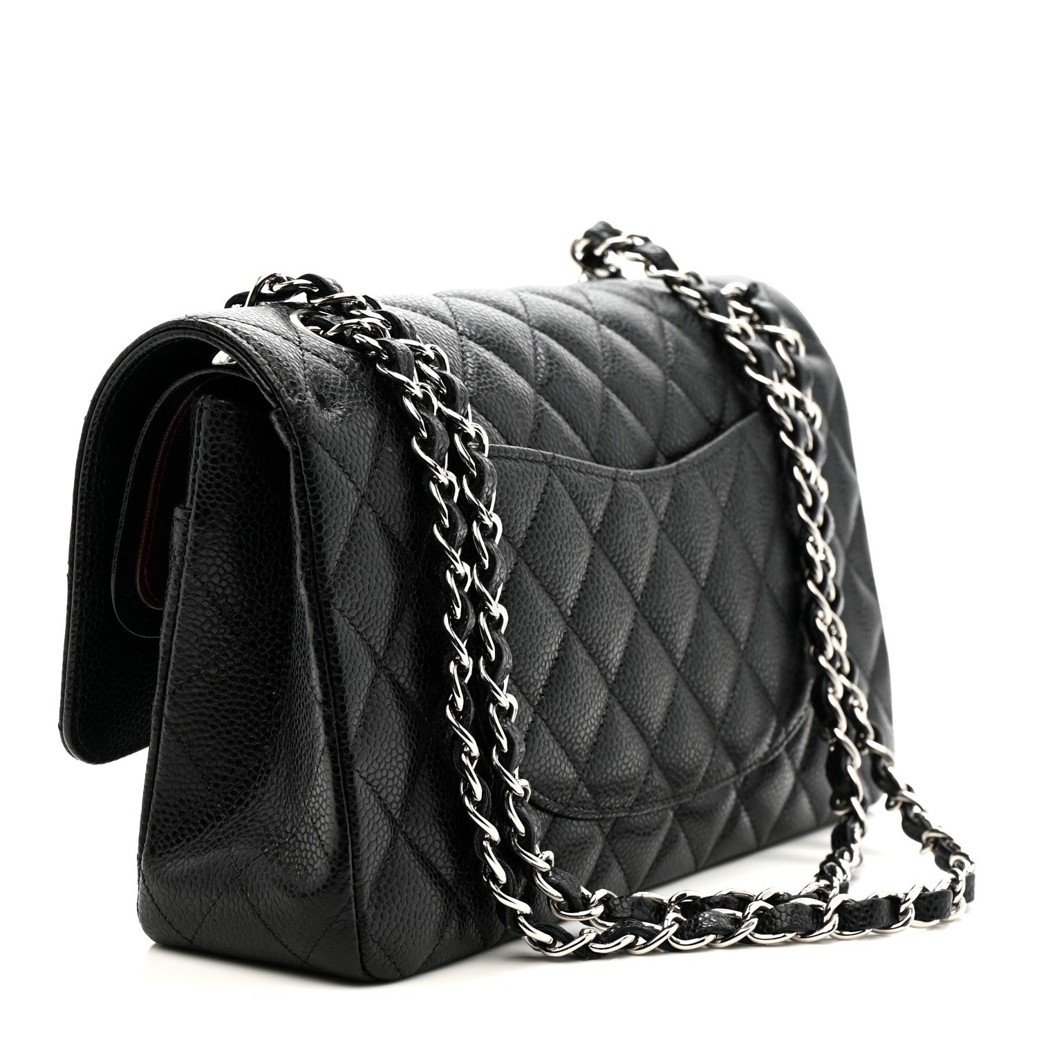 Chanel Caviar Quilted Medium Double Flap Black 4 of 19