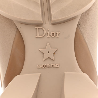 Christian Dior Neoprene Rubber Womens D-Connect Sneakers 36 Nude 7 of 9